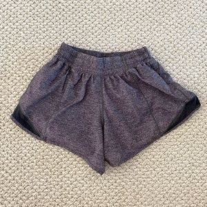 Lululemon Gray Hotty Hot Shorts 4”